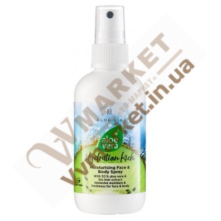 Алоэ Вера Увлажняющий спрей для лица и тела (Aloe Vera Hydration Face and Body Spray Kiwi, 100 мл, LR с доставкой вся Украина